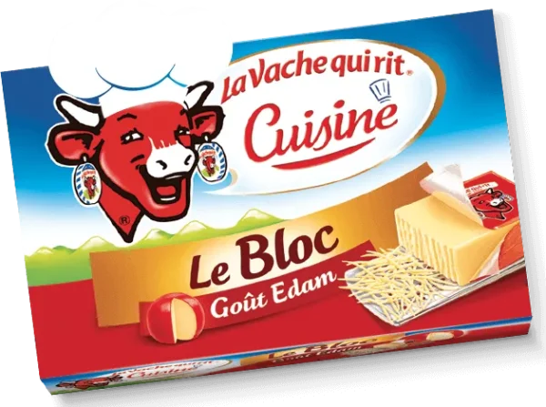 LE BLOC GOÛT EDAM 2X90g - LA VACHE QUI RIT - بلوك بنكهة إيدام 90ج*2 - لا فاش كيري